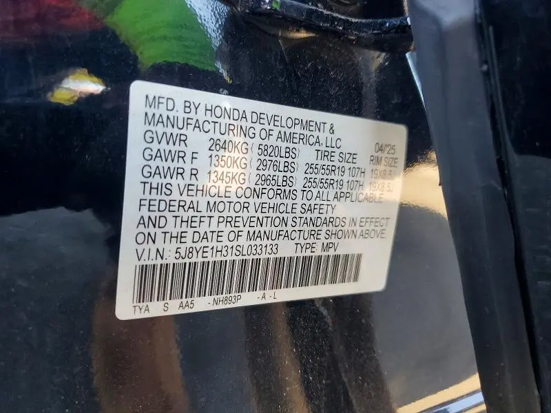 2025 ACURA MDX   