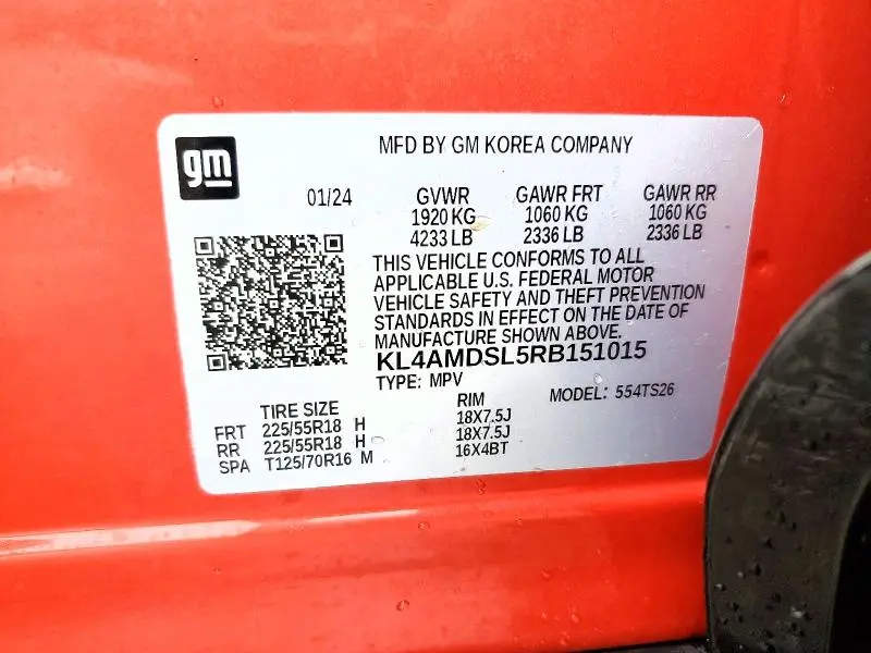 2024 BUICK ENCORE GX SPORT TOURING  