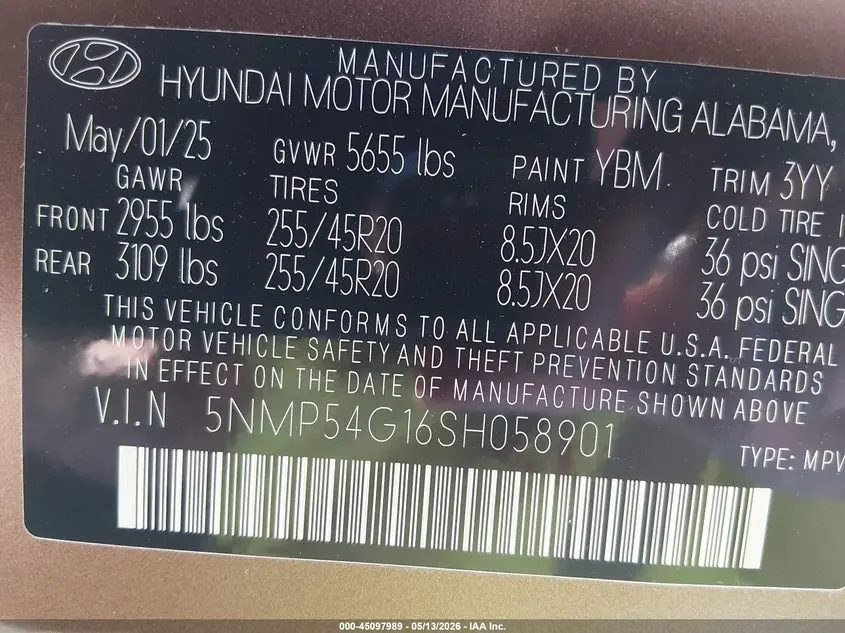 2025 HYUNDAI SANTA FE HYBRID CALLIGRAPHY