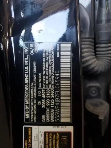 2015 MERCEDES-BENZ C 300  