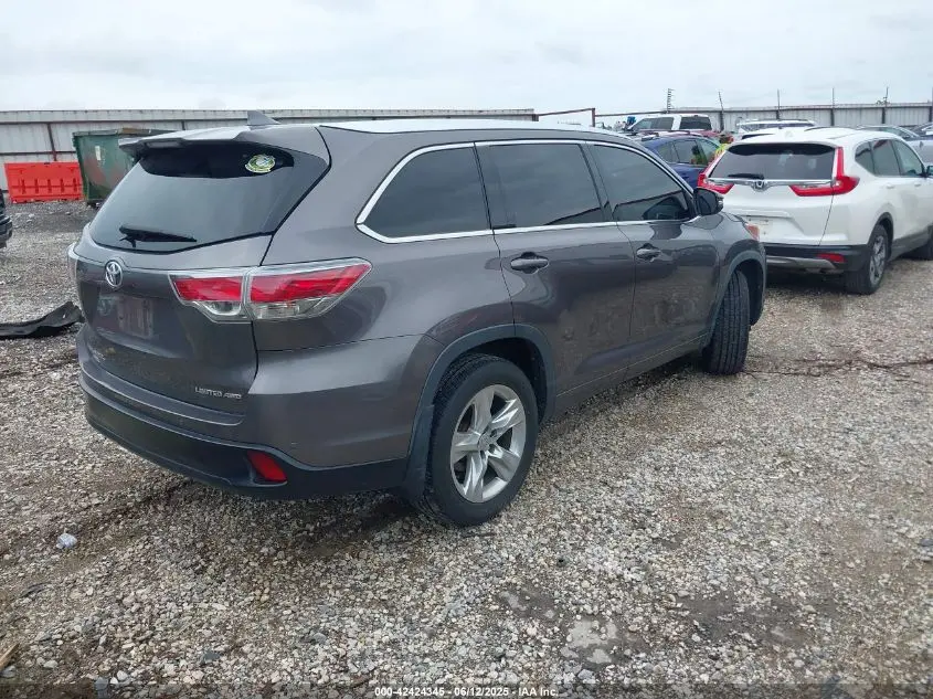 2015 TOYOTA HIGHLANDER LIMITED V6