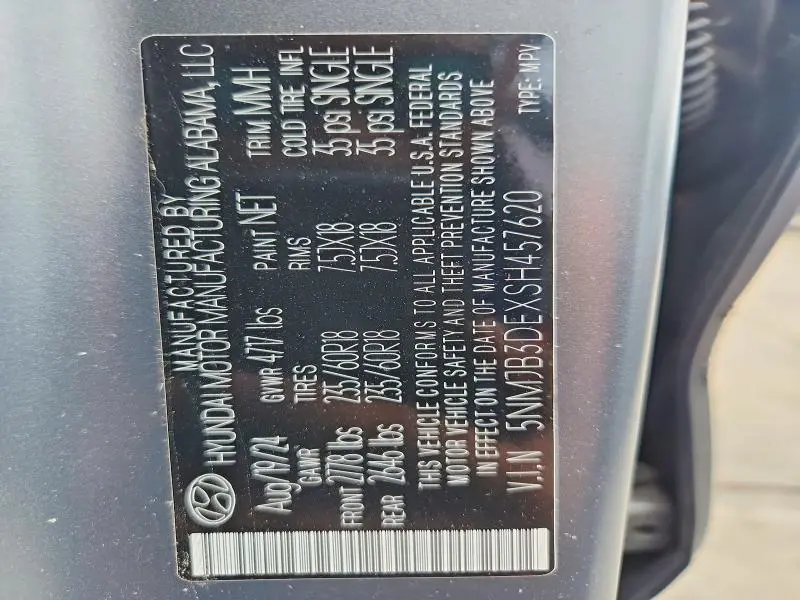 2025 HYUNDAI TUCSON SEL  