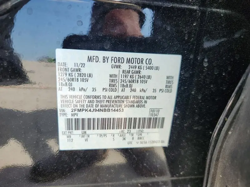 2022 FORD EDGE SEL  