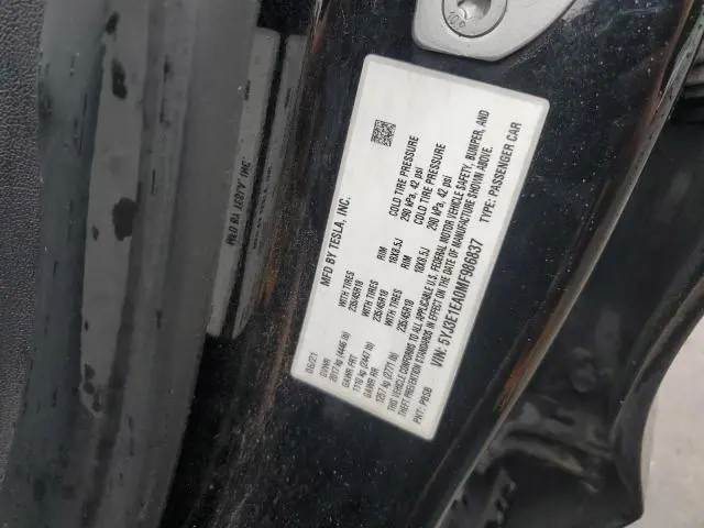 2021 TESLA MODEL 3   