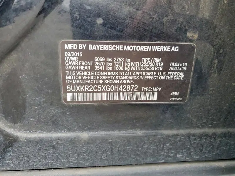 2016 BMW X5 SDRIVE35I  
