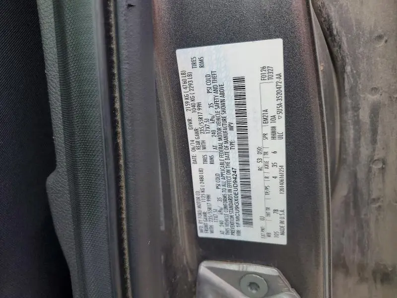 2014 FORD ESCAPE SE  
