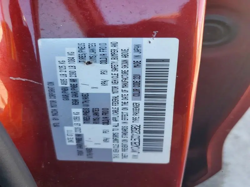 2012 MAZDA 5   