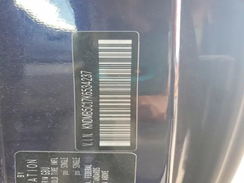 2019 KIA SEDONA EX  