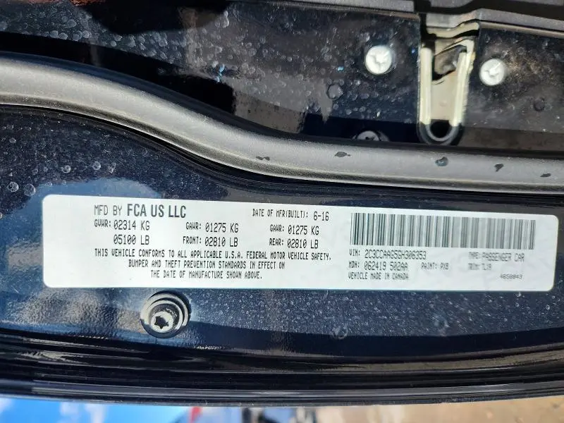 2016 CHRYSLER 300 LIMITED  