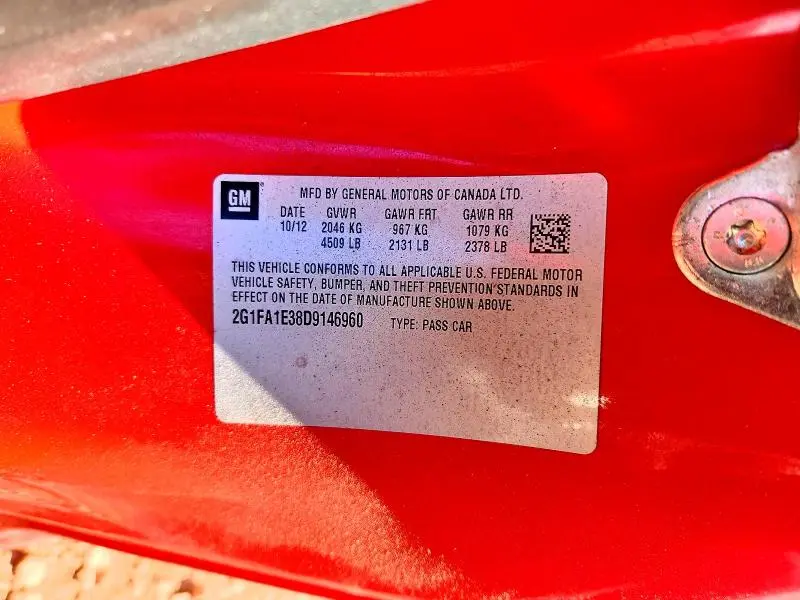 2013 CHEVROLET CAMARO LS  