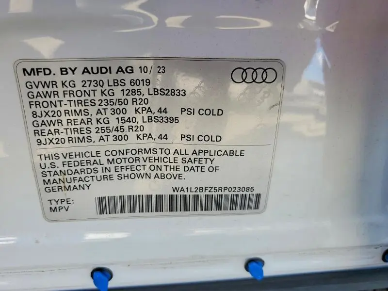 2024 AUDI Q4 E-TRON PREMIUM PLUS  