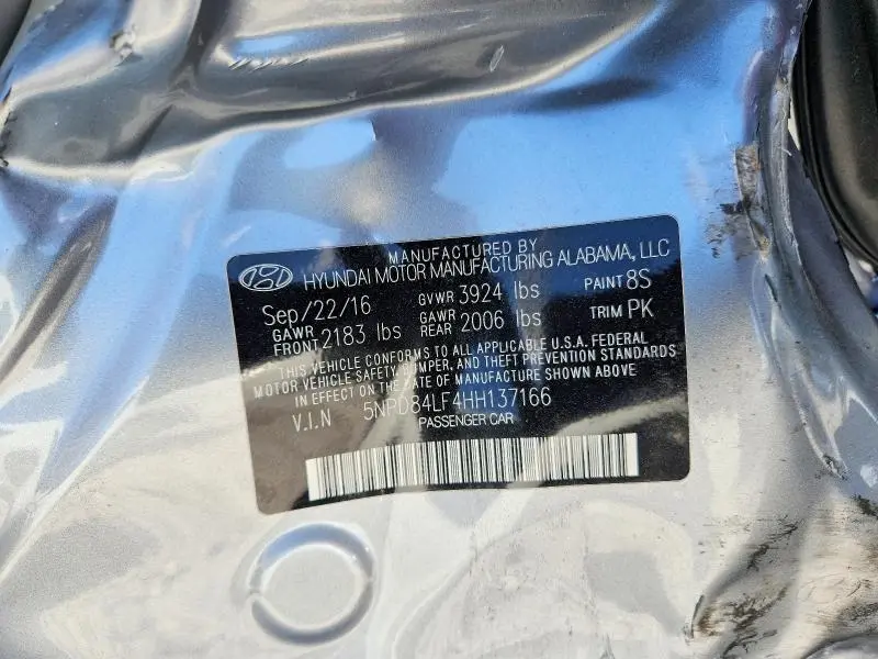 2017 HYUNDAI ELANTRA SE  