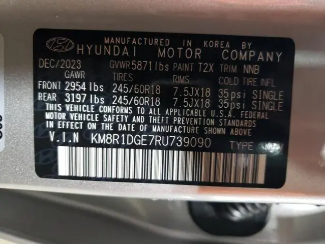 2024 HYUNDAI PALISADE SE  