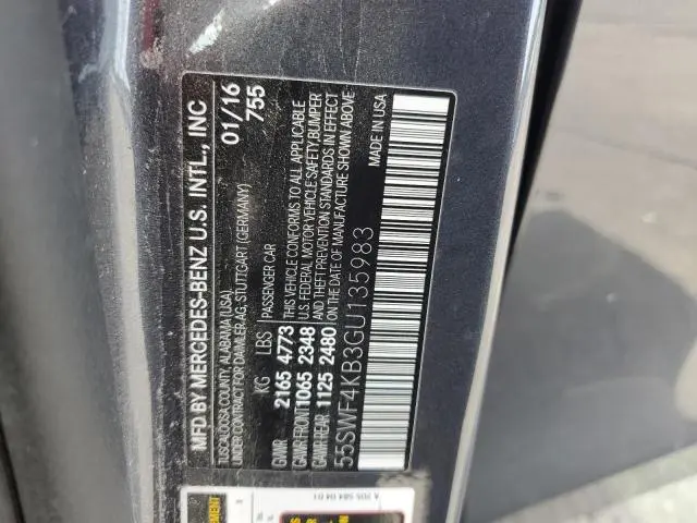 2016 MERCEDES-BENZ C 300 4MATIC  
