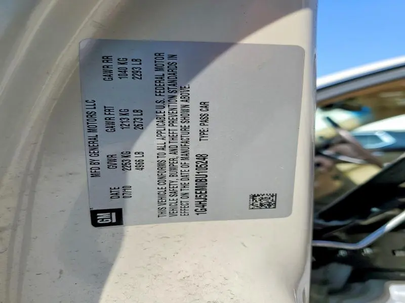 2011 BUICK LUCERNE CXL  