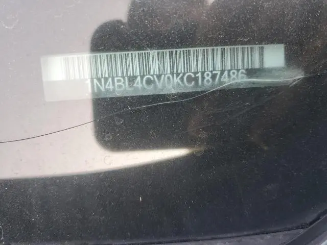 2019 NISSAN ALTIMA SR