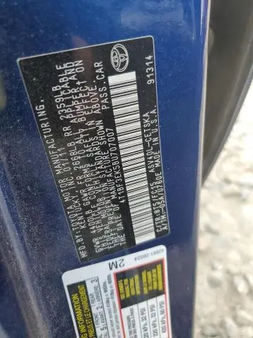 2011 TOYOTA CAMRY BASE  