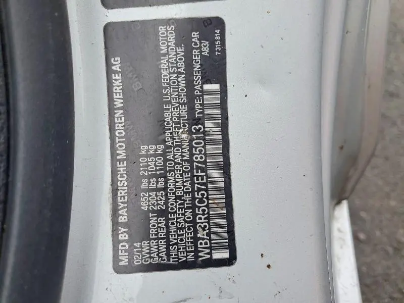 2014 BMW 435 XI  