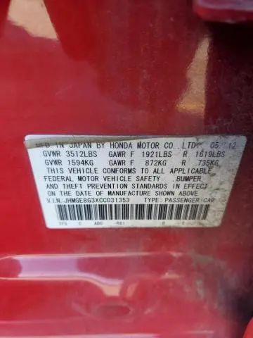 2012 HONDA FIT   