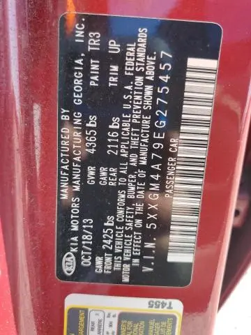 2014 KIA OPTIMA LX  