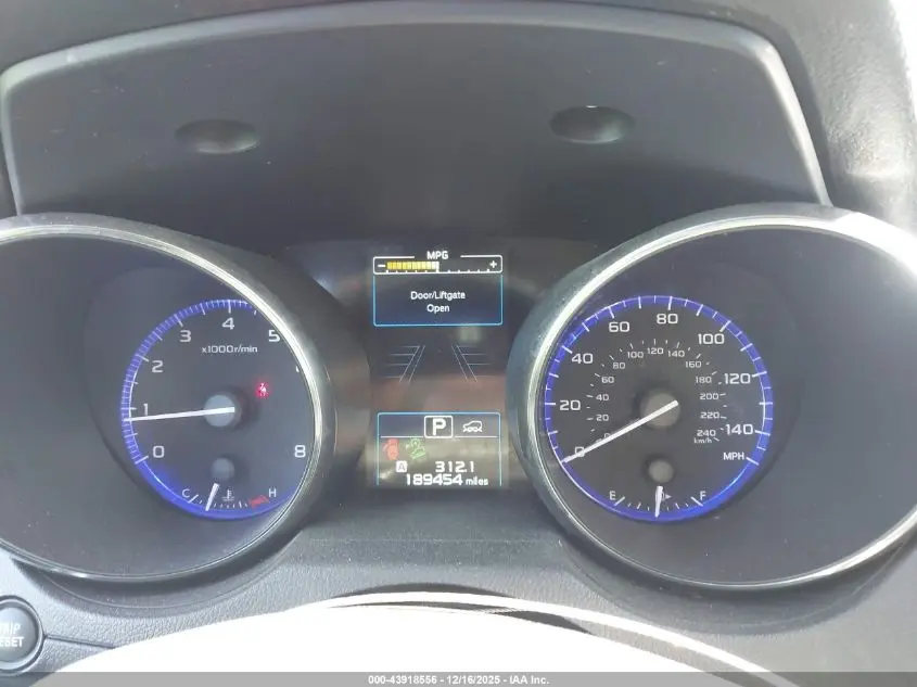 2017 SUBARU OUTBACK 2.5I PREMIUM