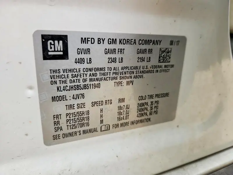 2018 BUICK ENCORE PREMIUM  