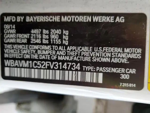 2015 BMW X1 SDRIVE28I  