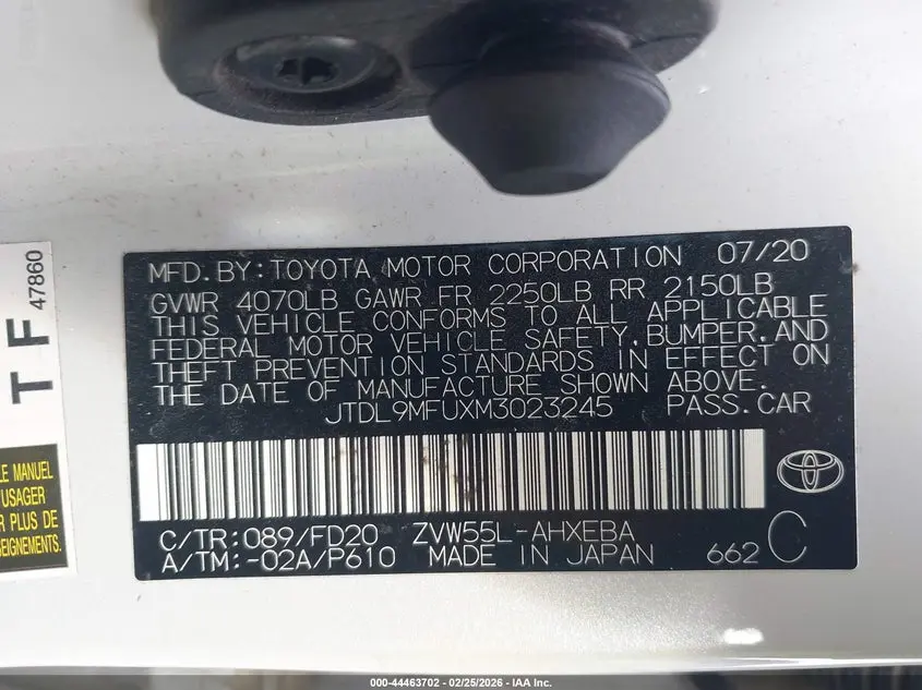 2021 TOYOTA PRIUS LE AWD-E