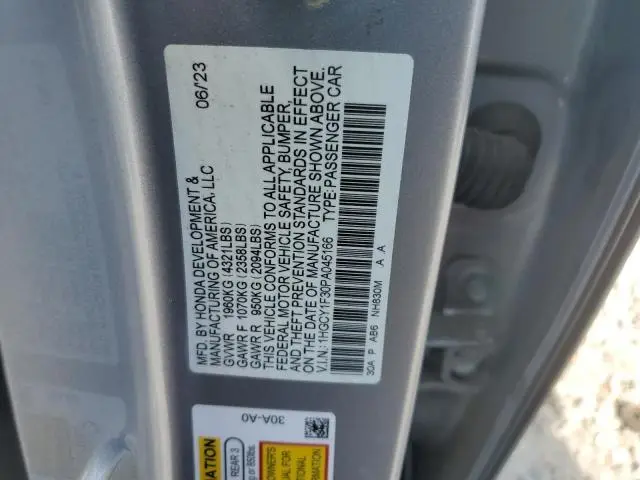 2023 HONDA ACCORD EX  