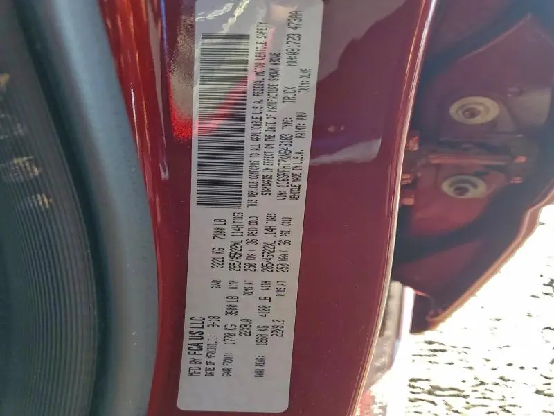 2019 RAM 1500 LIMITED  