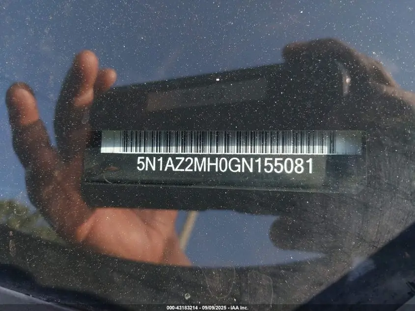 2016 NISSAN MURANO PLATINUM