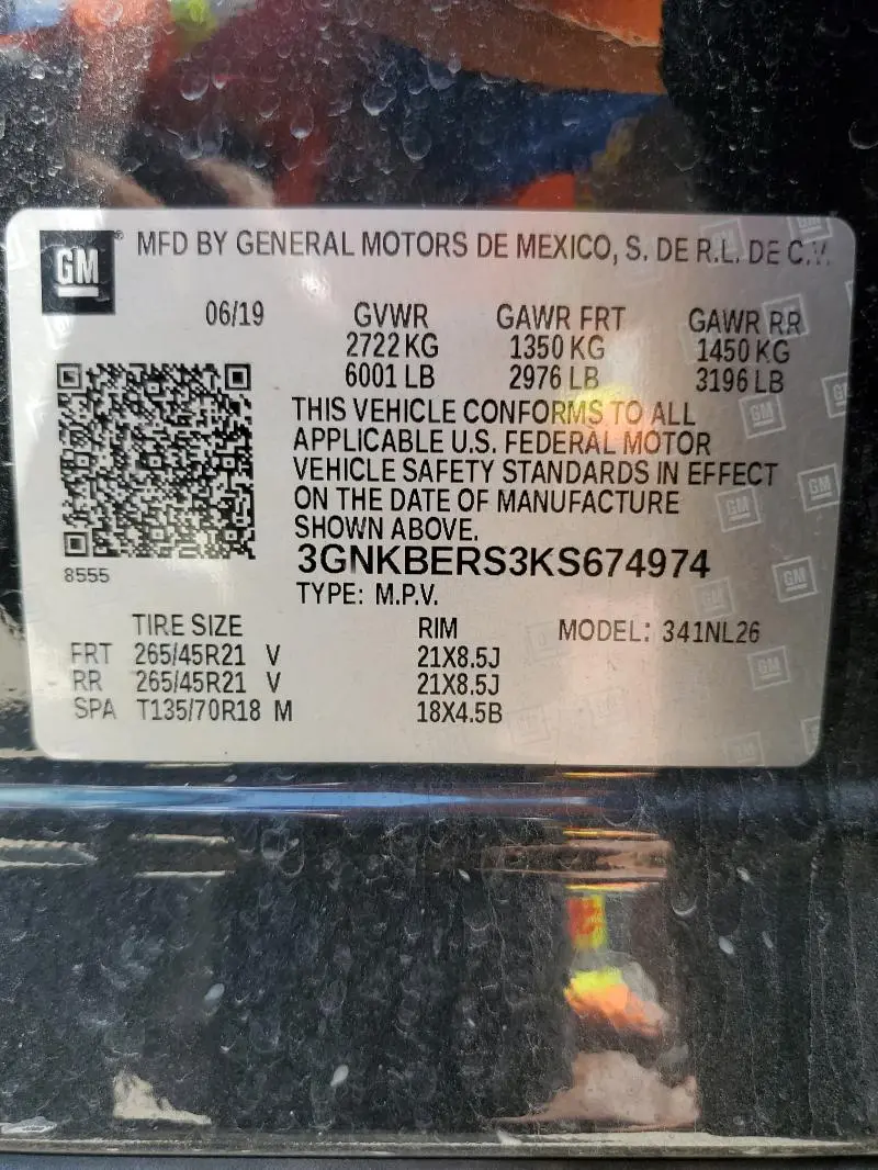 2019 CHEVROLET BLAZER RS  