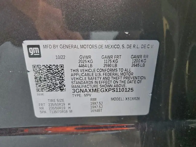 2023 CHEVROLET EQUINOX RS  