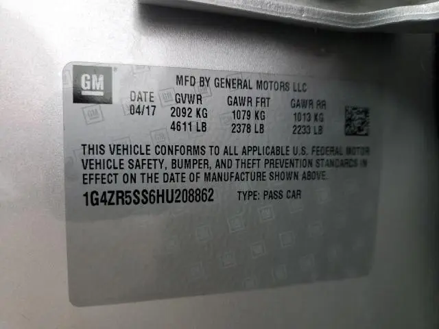 2017 BUICK LACROSSE PREMIUM  