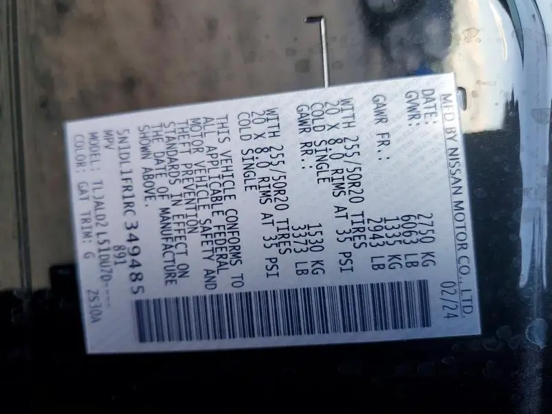 2024 INFINITI QX60 LUXE  