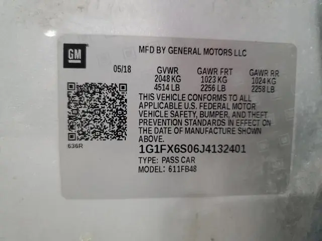 2018 CHEVROLET BOLT EV PREMIER  