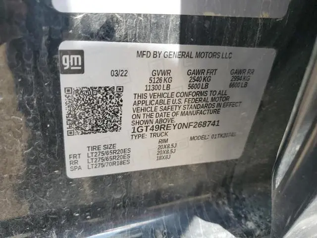 2022 GMC SIERRA K2500 DENALI  