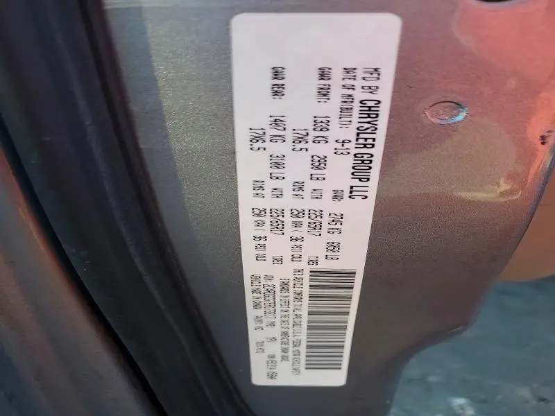 2014 DODGE GRAND CARAVAN SXT  