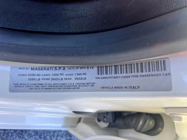 2015 MASERATI GHIBLI S  