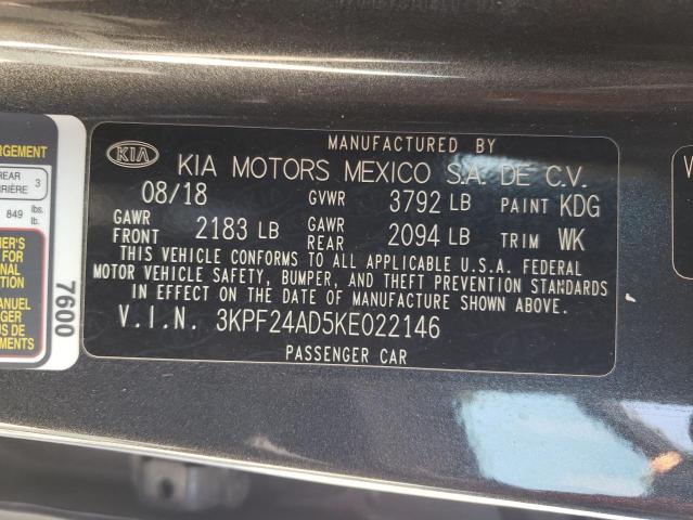 2019 KIA FORTE FE