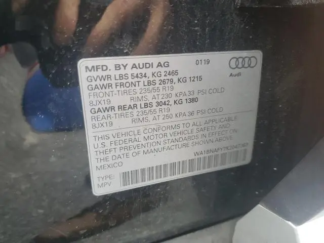 2019 AUDI Q5 PREMIUM PLUS  