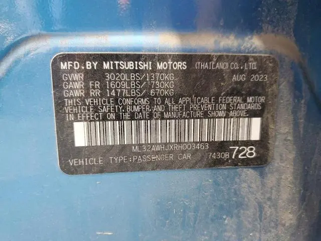 2024 MITSUBISHI MIRAGE SE