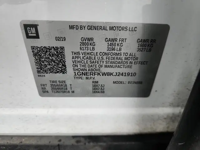 2019 CHEVROLET TRAVERSE LS  