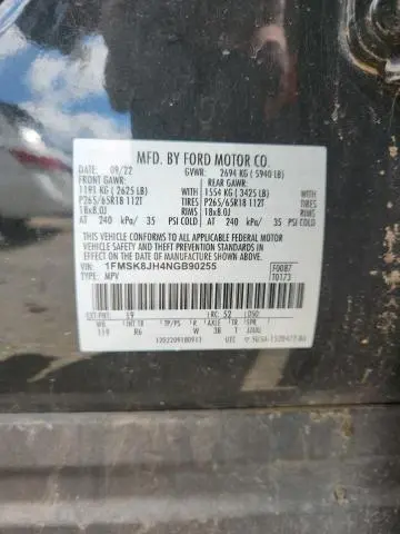 2022 FORD EXPLORER TIMBERLINE  
