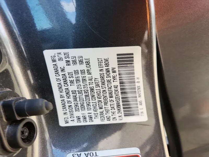 2014 HONDA CR-V LX  