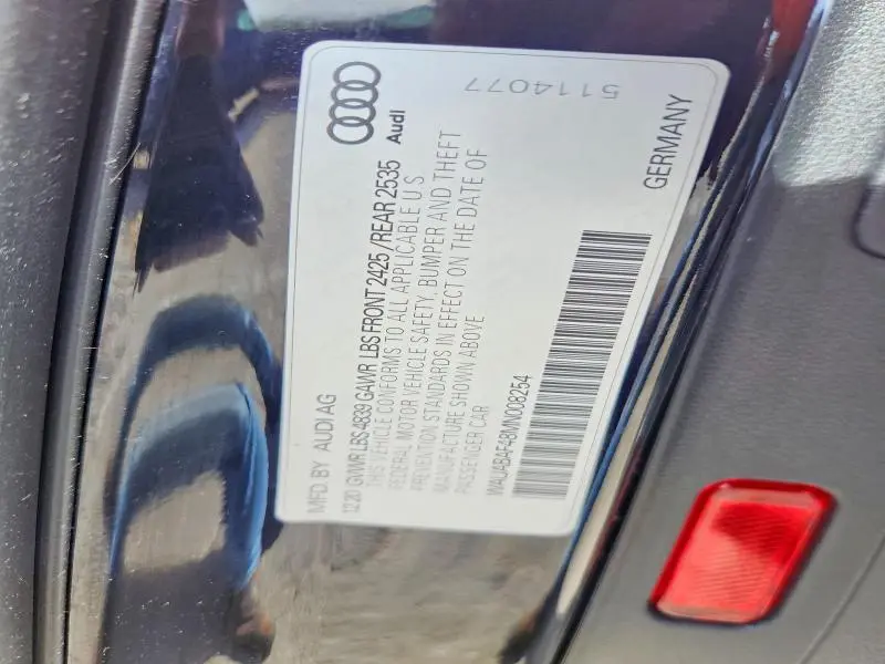 2021 AUDI A4   