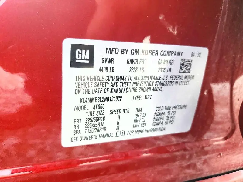 2022 BUICK ENCORE GX SELECT  