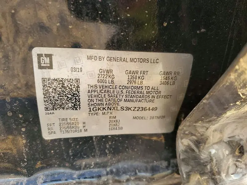 2019 GMC ACADIA DENALI  