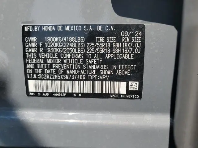 2025 HONDA HR-V SPORT  
