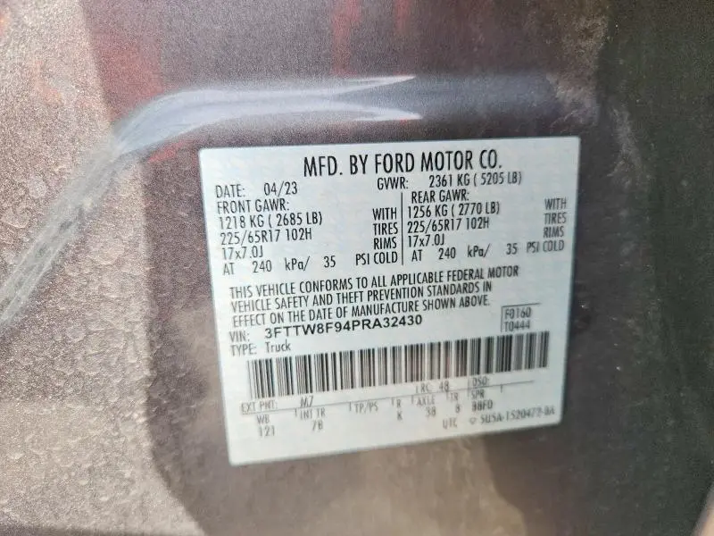 2023 FORD MAVERICK XL  